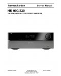 Сервисная инструкция Harman-Kardon HK-990-230