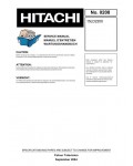 Сервисная инструкция Hitachi 15LD2200