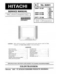 Сервисная инструкция Hitachi CMT2985