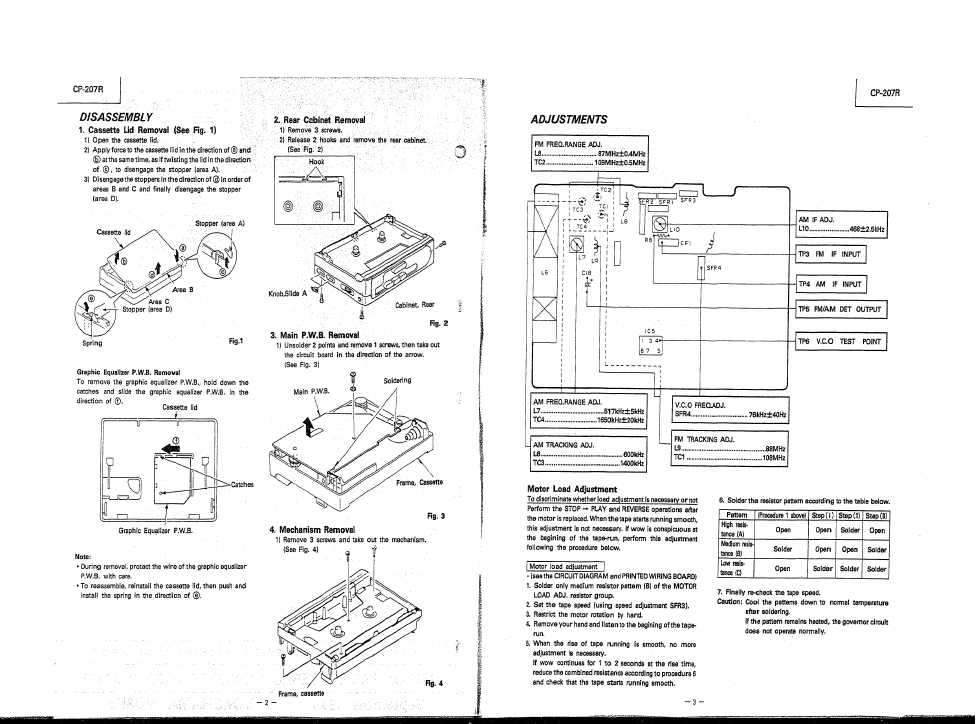 Сервисная инструкция HITACHI CP-207R