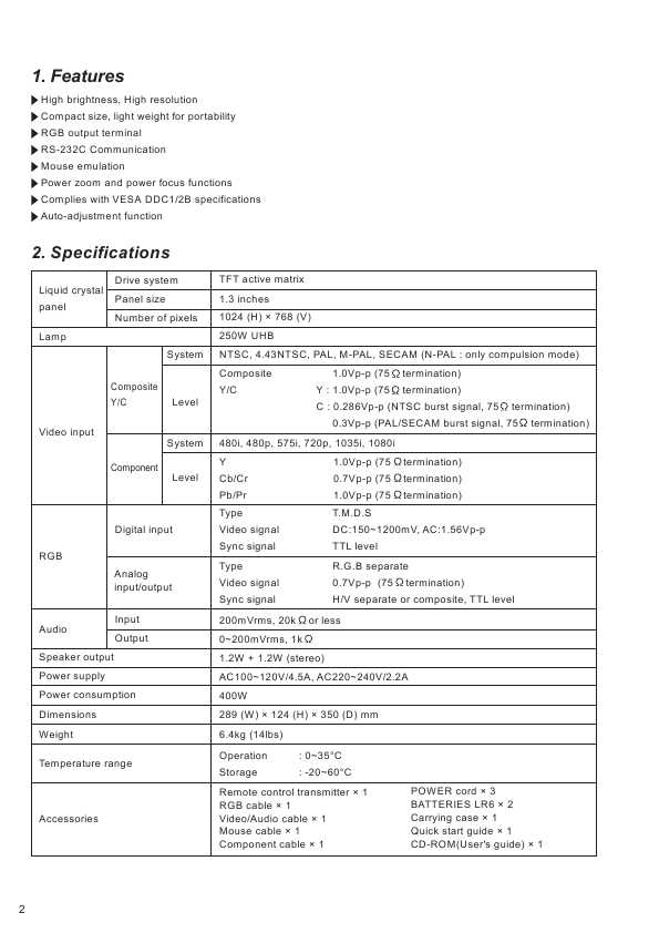 Сервисная инструкция Hitachi CP-X980W, CP-X985W