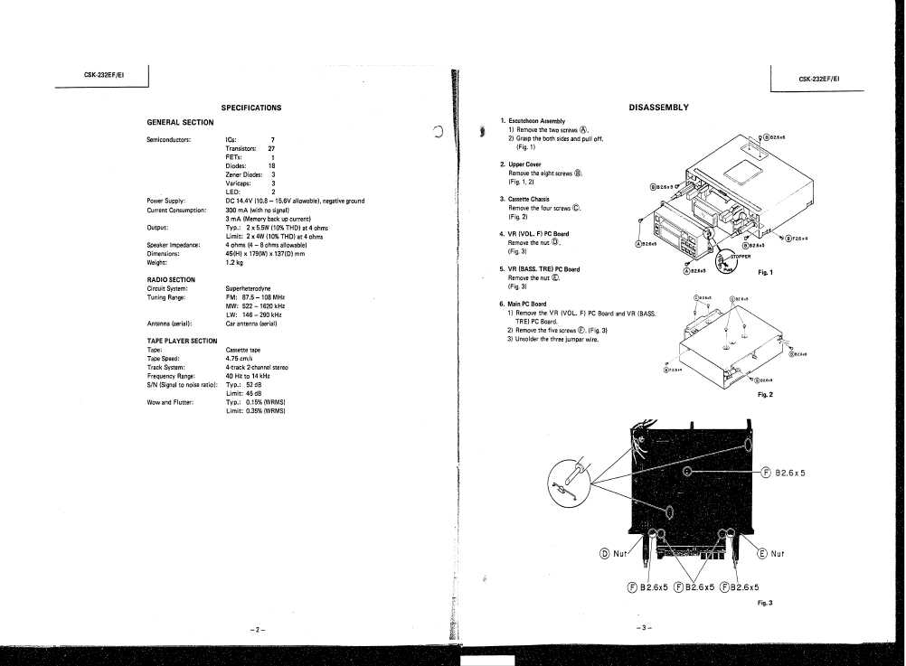 Сервисная инструкция HITACHI CSK-232EF