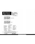 Сервисная инструкция HITACHI CSK-551A, CSK-552E