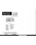 Сервисная инструкция HITACHI CSK-702E