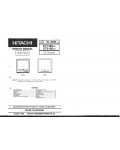 Сервисная инструкция Hitachi CT1485, CT2185
