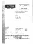 Сервисная инструкция Hitachi CV-2510, CV-240C