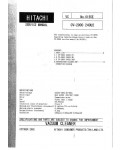 Сервисная инструкция Hitachi CV-2900-240U2
