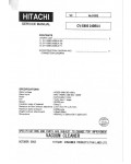 Сервисная инструкция Hitachi CV-S880, 240BU4