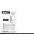 Сервисная инструкция Hitachi CX-950