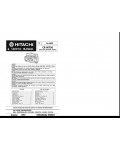 Сервисная инструкция HITACHI CX-W750