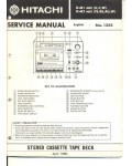 Сервисная инструкция HITACHI D-M1MKII, D-M2MKII