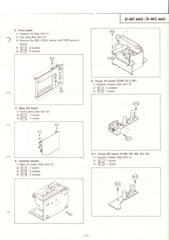 Сервисная инструкция HITACHI D-M1MKII, D-M2MKII