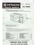 Сервисная инструкция Hitachi DA-30