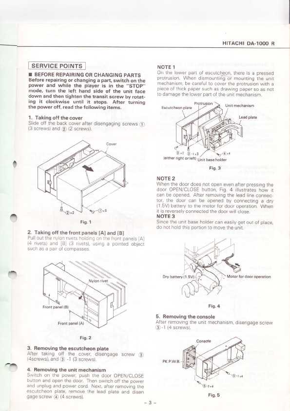 Сервисная инструкция Hitachi DA-30