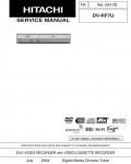 Сервисная инструкция Hitachi DV-RF7U