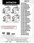 Сервисная инструкция Hitachi DZ-GX20X MV780X MV750X MV730X MV2000E BX31E