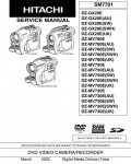 Сервисная инструкция HITACHI DZ-MV750E, DZ-MV780E