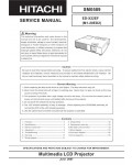 Сервисная инструкция Hitachi ED-X22EF