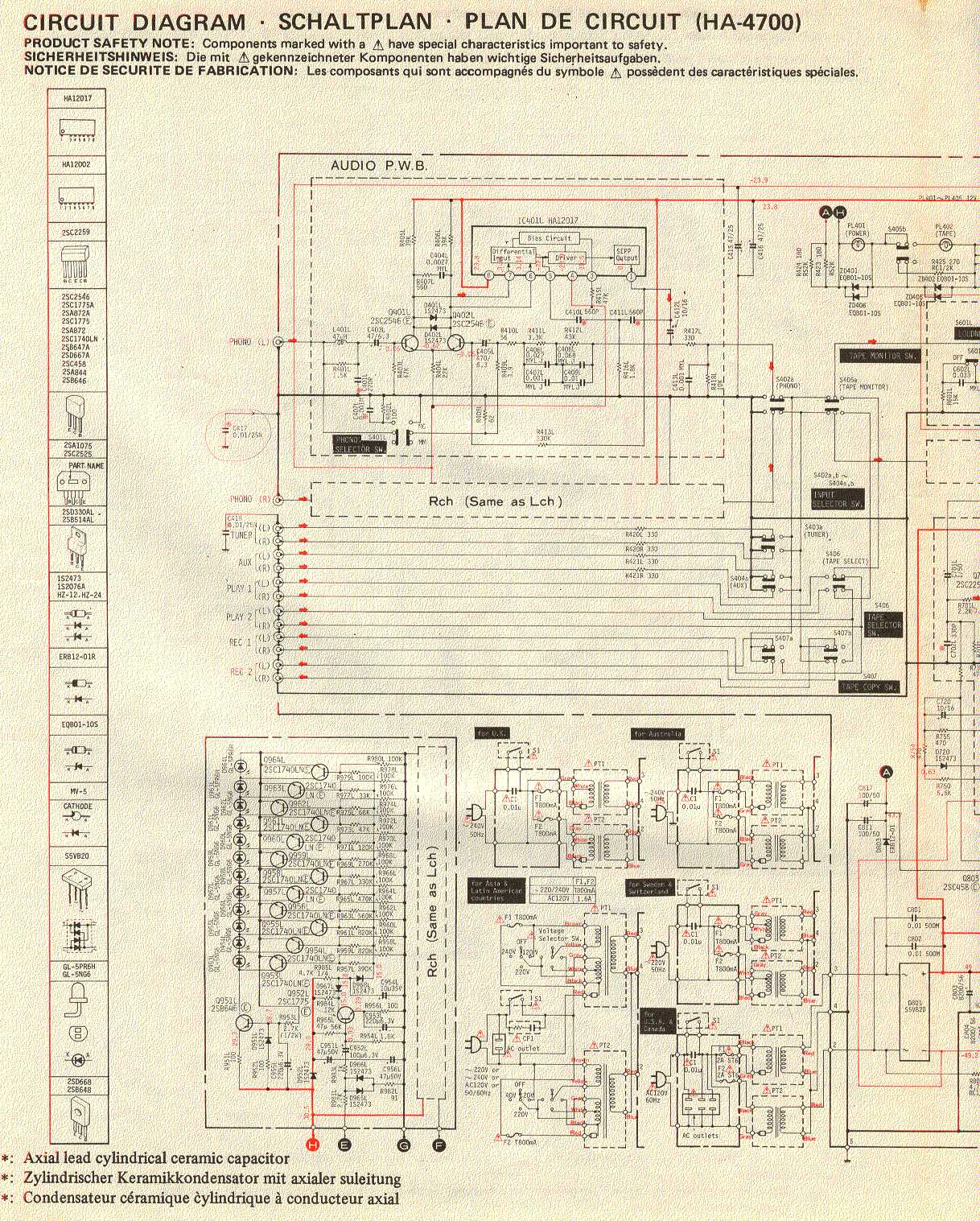 Сервисная инструкция Hitachi HA-3700, HA-4700