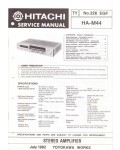 Сервисная инструкция HITACHI HA-M44