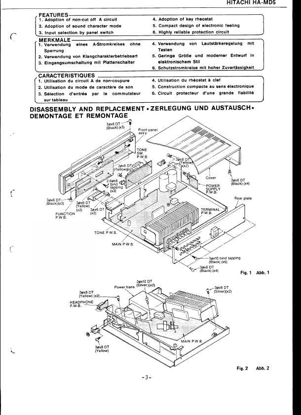 Сервисная инструкция HITACHI HA-MD5