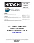 Сервисная инструкция Hitachi L32VK06U, L42VK06U