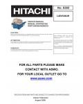 Сервисная инструкция Hitachi L42VC04UH