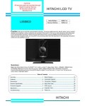 Сервисная инструкция Hitachi L55S603