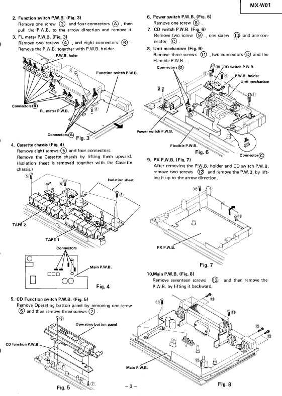 Сервисная инструкция HITACHI MX-W01