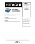 Сервисная инструкция Hitachi P60XR01E