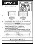 Сервисная инструкция Hitachi PD32-A2100, PD37-A2100