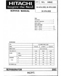 Сервисная инструкция Hitachi R-169, R-199, R-229A1HE