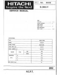 Сервисная инструкция Hitachi R-200S1V
