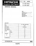 Сервисная инструкция Hitachi R-923V