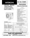 Сервисная инструкция Hitachi RAM-60QH4