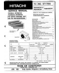 Сервисная инструкция Hitachi RAS-06CW1, RAS-09CW1