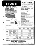 Сервисная инструкция Hitachi RAS-09CHZ1, RAS-13CHZ1