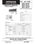 Сервисная инструкция Hitachi RAS-14CH1, 3