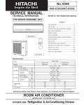 Сервисная инструкция Hitachi RAS-S33H2