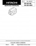 Сервисная инструкция Hitachi VK-S214R