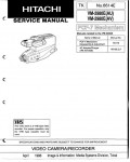 Сервисная инструкция Hitachi VM-2980E