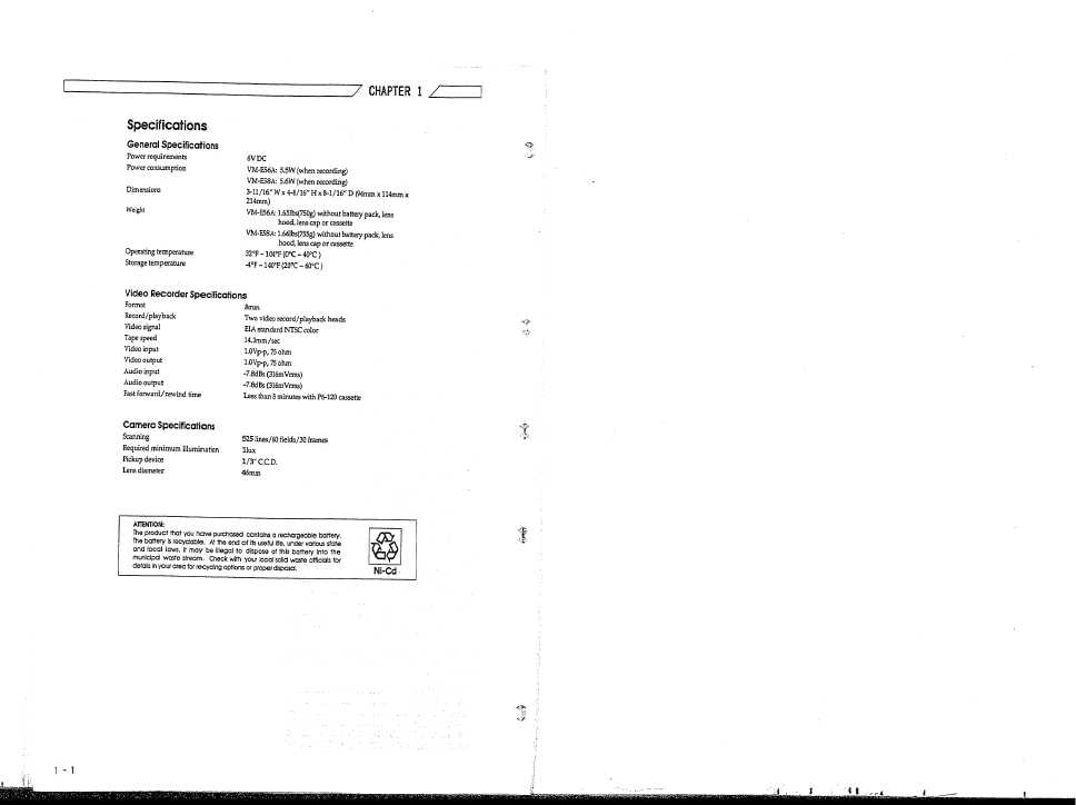 Сервисная инструкция Hitachi VM-E52A, VM-E54A, VM-E56A, VM-E58A, VM-H59A