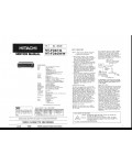 Сервисная инструкция Hitachi VT-F361A, VT-F365AW