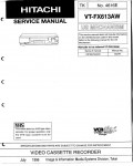 Сервисная инструкция Hitachi VT-FX613AW