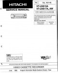 Сервисная инструкция Hitachi VT-UX615A, VT-UX617A
