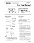 Сервисная инструкция Clarion PH-2611MA