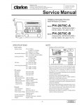 Сервисная инструкция Clarion PH-2679C