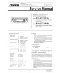 Сервисная инструкция Clarion PH-2773P