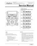 Сервисная инструкция Clarion PH-3007B