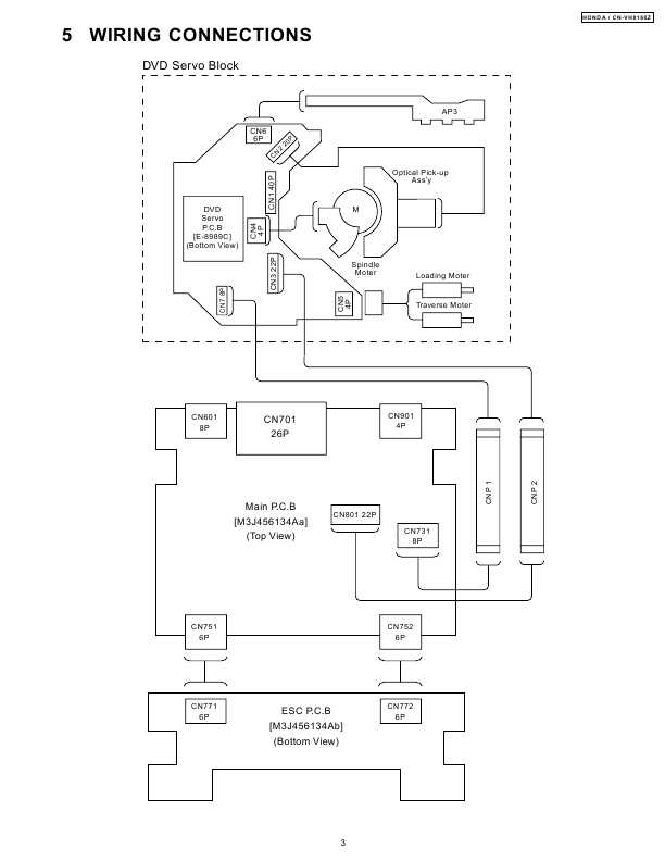 Сервисная инструкция HONDA Panasonic CN-VH8160